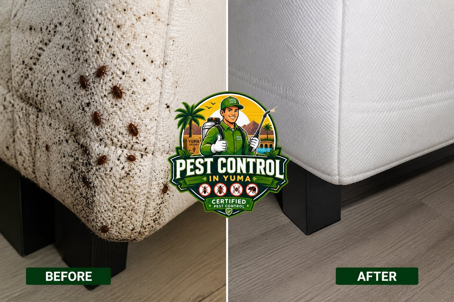 Bed Bug Treatment Before After Yuma
